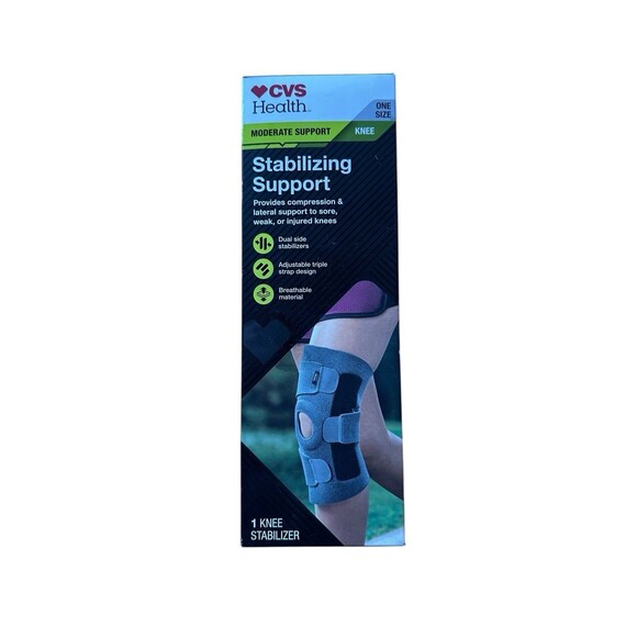 CVS Health Unisex One Size Stabilizing Knee Support Stabilizer Moderate Support - Picture 1 of 4